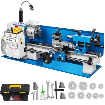 Mini metalldrehmaschine 550w - mini,
