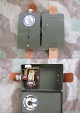 Wehrmacht Taschenlampe 1945 Pertrix Depot Orig. WK2 WH Pocket Light Lamp Helmet