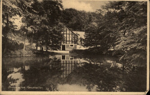 Skovmollen dänemark postkarte - skovmollen,