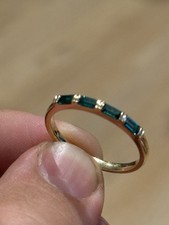 Neuer smaragd ring 14k - smaragd,