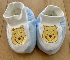 Winnie Pooh Baby Hausschuhe,Plüschschuhe, Überzieher,0-4 Monate,Neu,so kuschelig