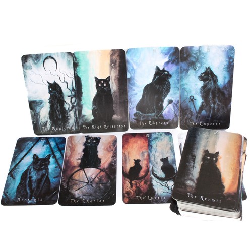 Katzen tarot tarotkarten - katzen,