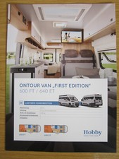 Hobby ONTOUR VAN First Edition 600 FT640 ET FIAT Ducato Wohnmobil Prospekt
