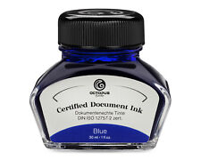 Document Ink blue, dokumentenechte Tinte, DIN ISO 12757-2 zertifiziert, 30 ml