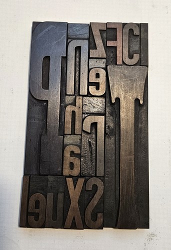 Holzbuchstaben lettern vintage - lettern,