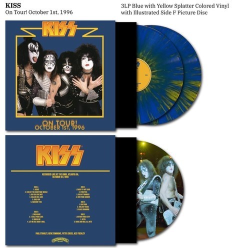 Kiss tour 1996 lp - kiss, on