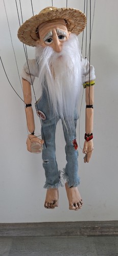Profi marionette opa unikat - marionette,