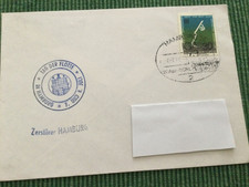 Marine Schiffspost - exklusiver Brief Zerstörer "HAMBURG" D 181 - Tag der Flotte