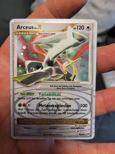 Arceus pokemon karte - lv.,
