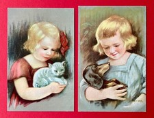 2 x Künstler AK um 1930