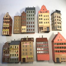 Modelleisenbahn HO Großstadthäuser (Eigenbau) aus Anlagenabbau Vintage