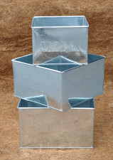 Zinkkästen, 3er Set, schliche