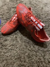 Adidas F50 AdiZero 4th Generation FG 44 2/3 US10,5 UK10 Red Ultra Leder Leather