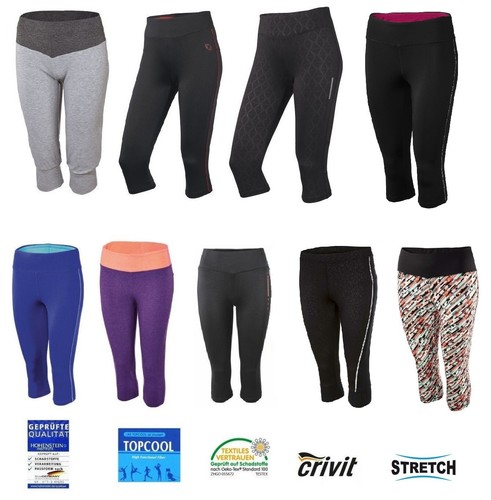 Damen fitnesscapri laufcapri - damen,