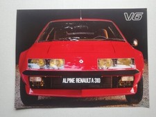 Prospekt Blatt Alpine Renault