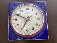 Vintage Kienzle International Wanduhr Küchenuhr 70er Jahre PopArt Design Quarz