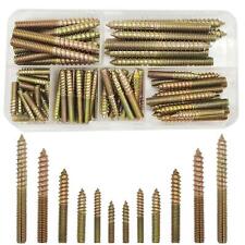 84 Stück M4 M5 M6 Stockschrauben, doppelseitige Schrauben, verzinkte Dübelschraube doppelt