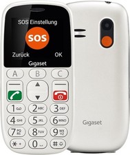 Gigaset GL390 weiss GSM - Senioren Mobiltelefon SOS-Notruf-Taste weiß "wie neu"