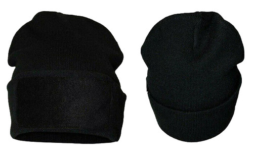 Mütze mit klett feld patch - klett,