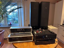 Musikanlage JVC/Grundig inkl. CD-DJ-Mixer und 4 Boxen