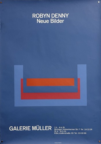 Original robyn denny - robyn, siebdruck