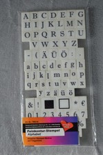 1 Bg. Feinkonturenstempel "Alphabet" von Ideen mit Herz (mehr als 90 Stempel)