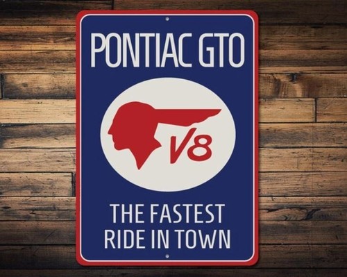 Schild pontiac gto - us,