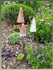 Gartendeko BETON Pilze