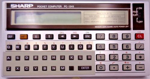 Sharp pocket computer 1245 - pocket,