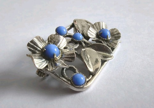 Vintage brosche floral - vintage,