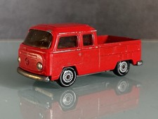 ? SIKU VW T2 Doka Pritsche rot Vintage Modellauto 1:55 Diecast Sammlerstück