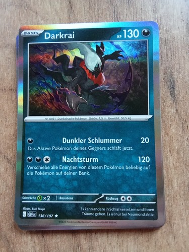 Pokemon holo karte darkrai - pokemon,
