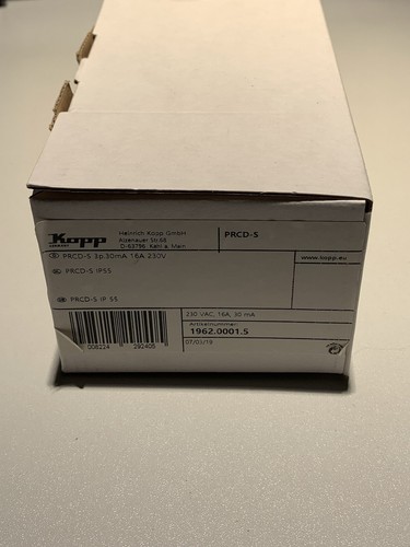 Kopp prcd - kopp, prcd-s