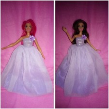 Barbie & Curvy Puppen Kleid