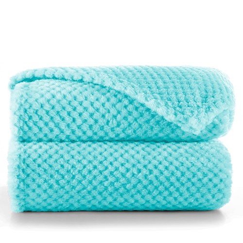 Kuscheldecke 70x150 türkis - kuscheldecke,