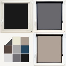 Rollo auf Maß mit Kassette Thermorollo Kassettenrollo Fenster Tür Verdunkelung