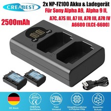 2x NP-FZ100 Akku +Dual