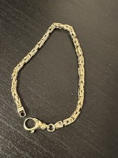 Wert: 1.750,- Königsketten Armband, 333 gelb Gold 8 KT, 18,6 cm