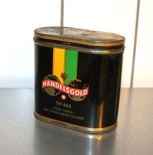 Alte Zigarren Dose Blechdose Rarität Handelsgold No. 404 Großdose 25 St.