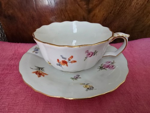 Meissen porzellan teetasse - porzellan,