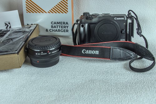 Canon eos schwarz body - m6, schwarz-body