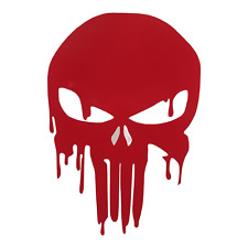Punisher Aufkleber Sticker Totenkopf Skull Auto Motorrad Style Tuning rot