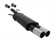 NOVUS Sportauspuff Endschalldämpfer 2x76 RL passend für PEUGEOT 307 CITROEN C4