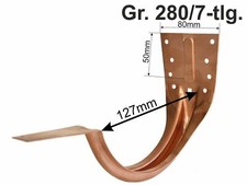 1 Stk. Kupfer Stirnbretthalter