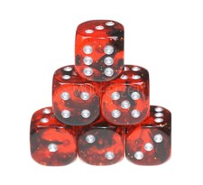 10x RPG Würfel W6 16 mm