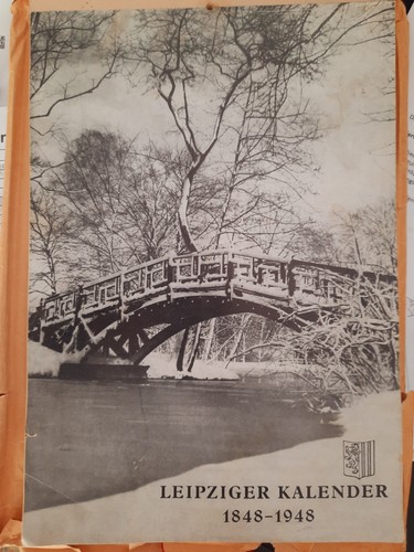 Leipziger kalender 1848 1948 - leipziger, 1848-1948