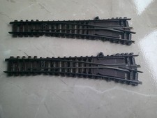 2 Weichen 1740 rechts braun Arnold lange Schaltzunge Spur N (A18)