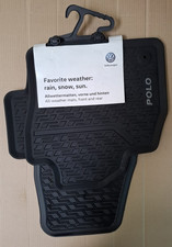 Original Volkswagen Gummi Fußmatten 4-teilig VW Polo VII ab 2017, 2G161500 82V