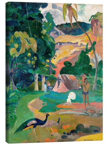 Leinwandbild landschaft mit - landschaft,