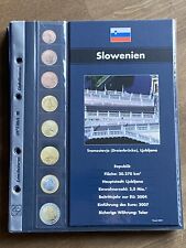 Leuchtturm OPTIMA Nachtrag Euro-Kursmünzen Slowenien 2007 neuwertig
